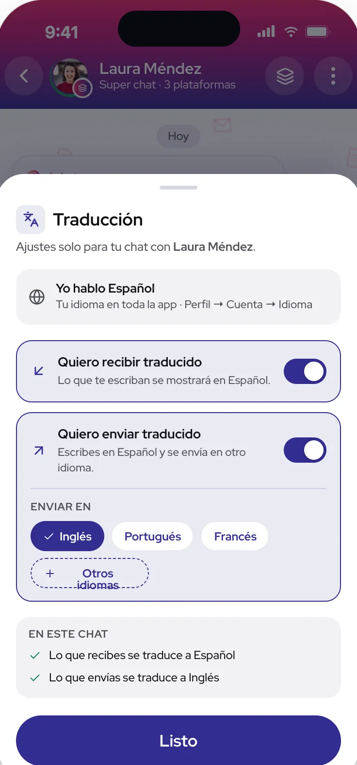 Automatic translation